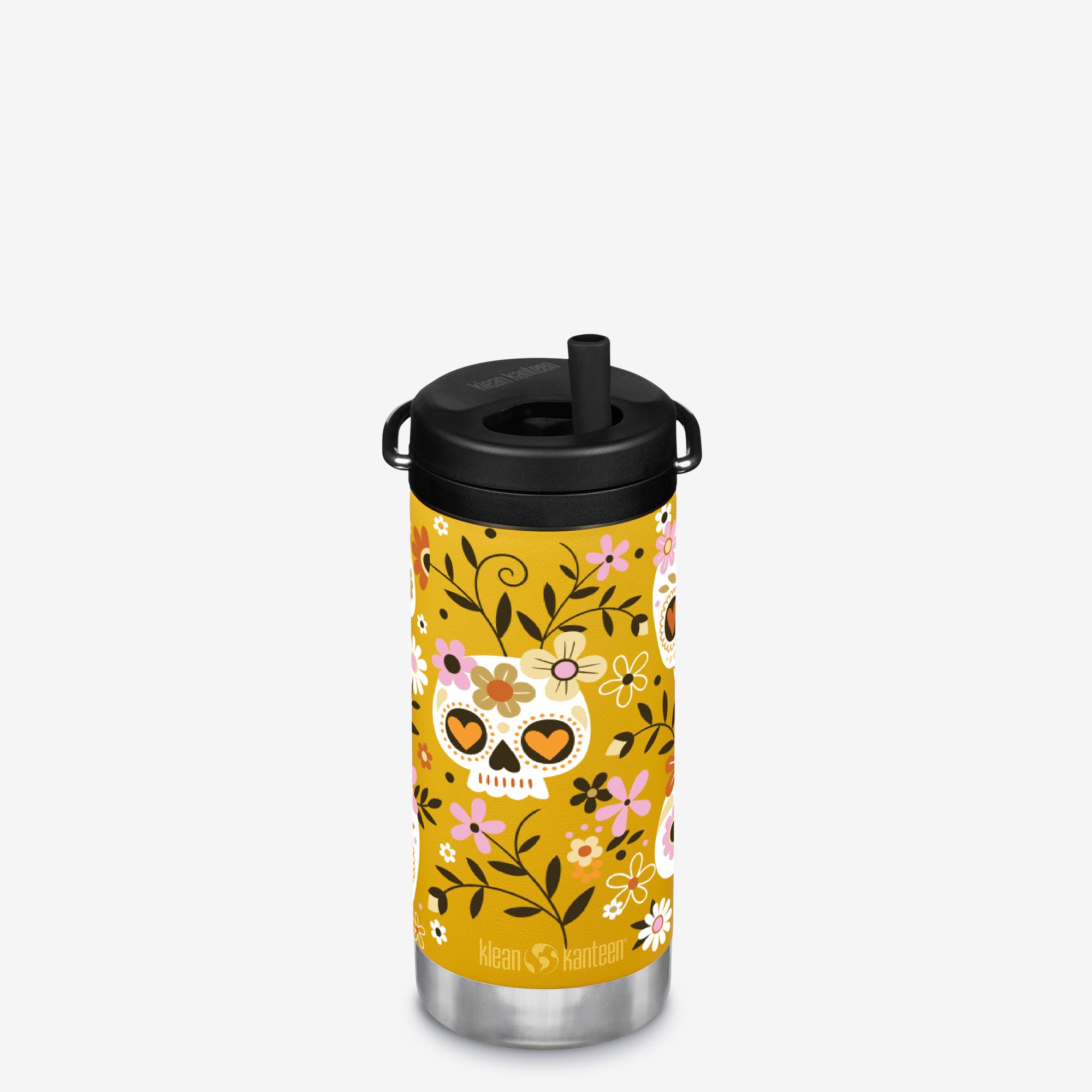 12oz TKWide Insulated Water Bottle with Twist Cap - Symphonic Skulls