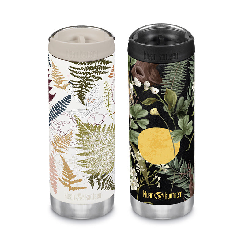 16oz TKWide with Café Cap - Fall Fern