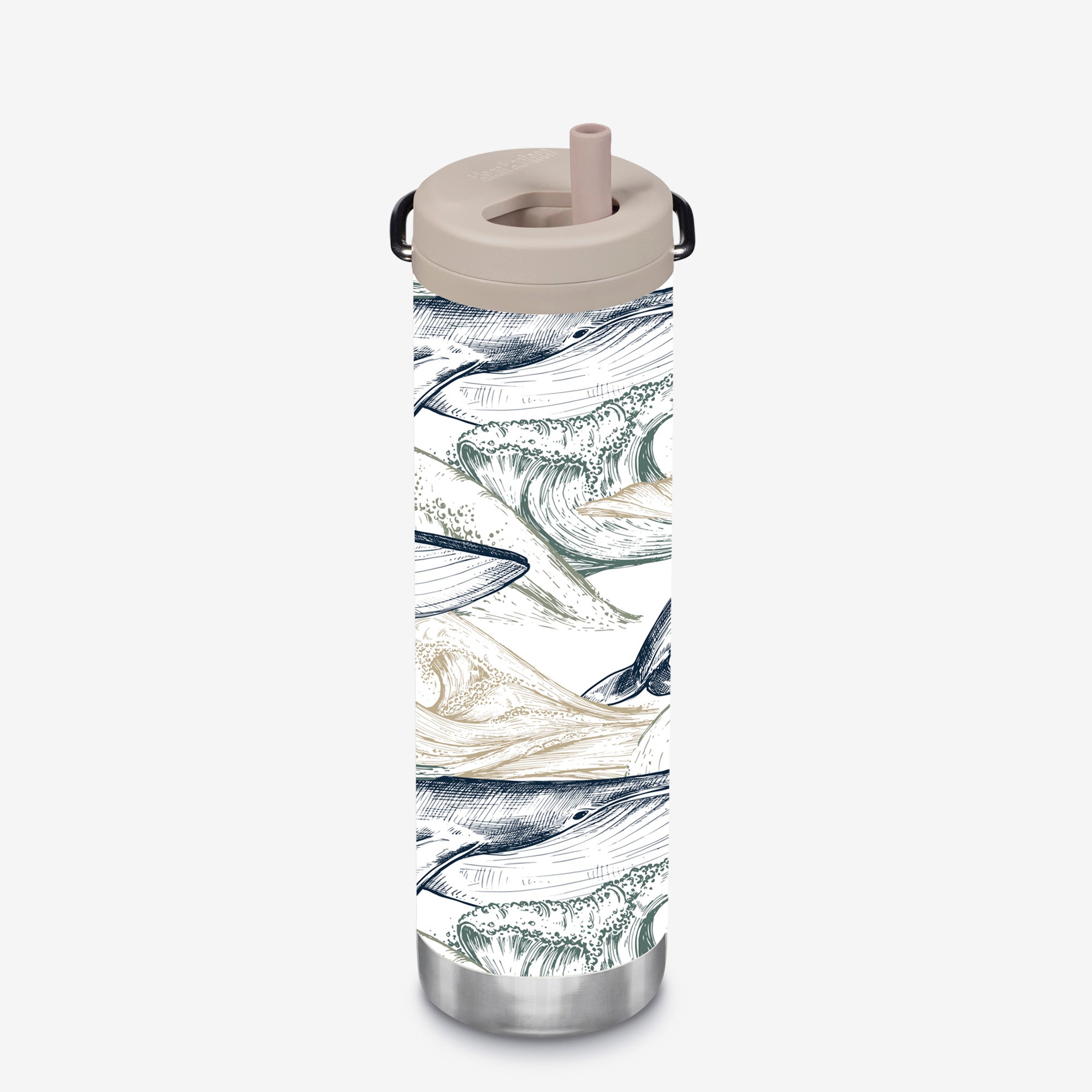 20oz TKWide with Twist Cap - Ocean Day - Whale