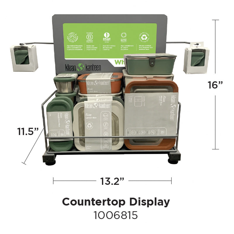 Countertop Display Header Card - "Why Klean"