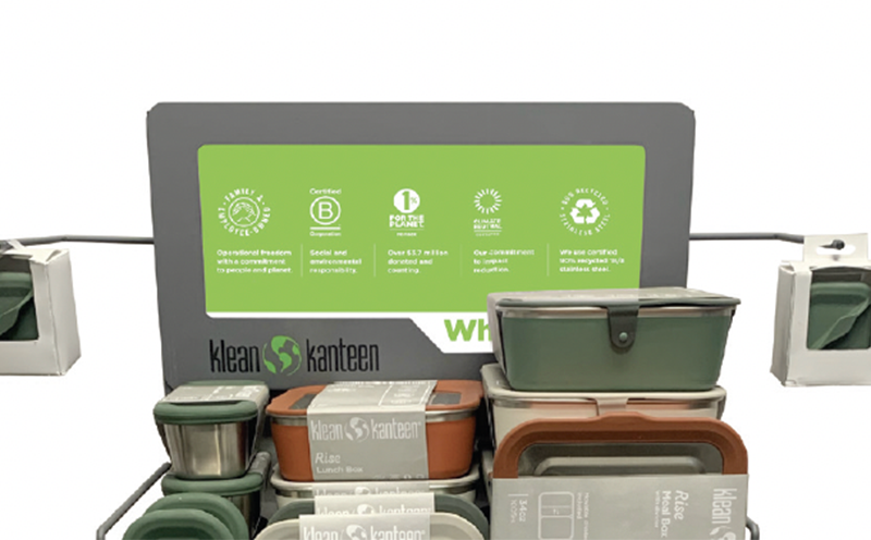 Countertop Display Header Card - "Why Klean"