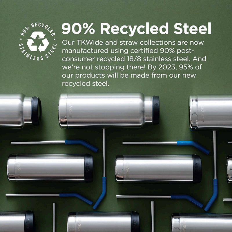 Recycled Steel 5"X5" Shelf Talker - Brushed Stainless