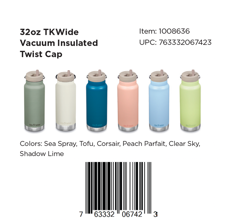 32oz TKWide with Twist Cap - Mixed Pack