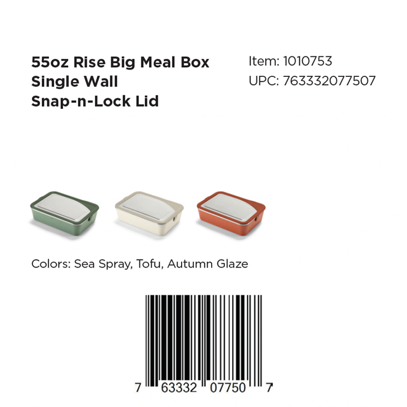 55oz Rise Food Box - Big Meal - Mixed 3-Pack