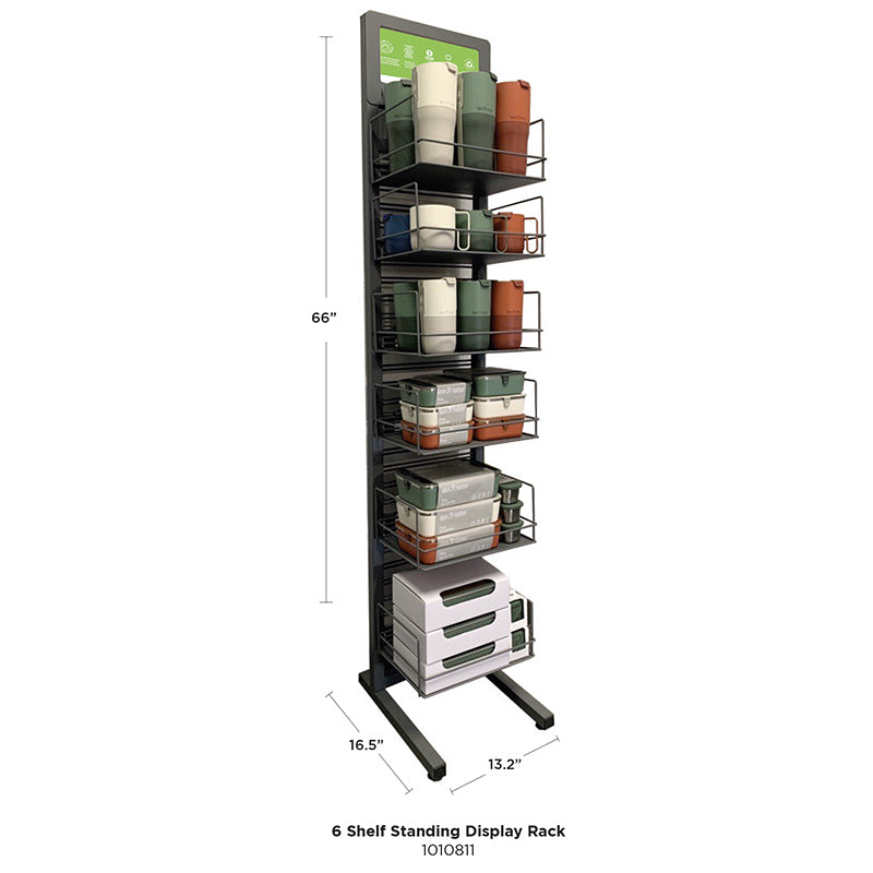 Narrow Standing Floor Display Header Card - "Why Klean"