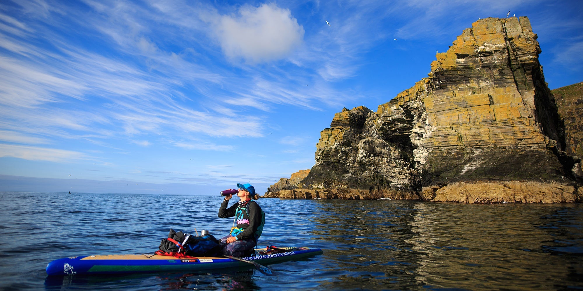 Cal Major paddles around Scotland