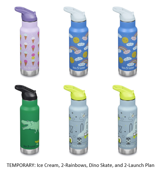 12oz Kid's Classic Insulated with Flip Seal Sport Cap - Mixed 6-Pack
