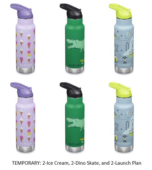 12oz Kid's Classic Insulated with Flip Seal Sport Cap - Mixed 6-Pack