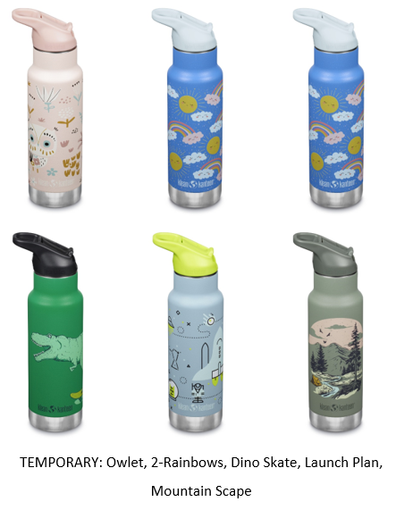 12oz Kid's Classic Insulated with Flip Seal Sport Cap - Mixed Pack