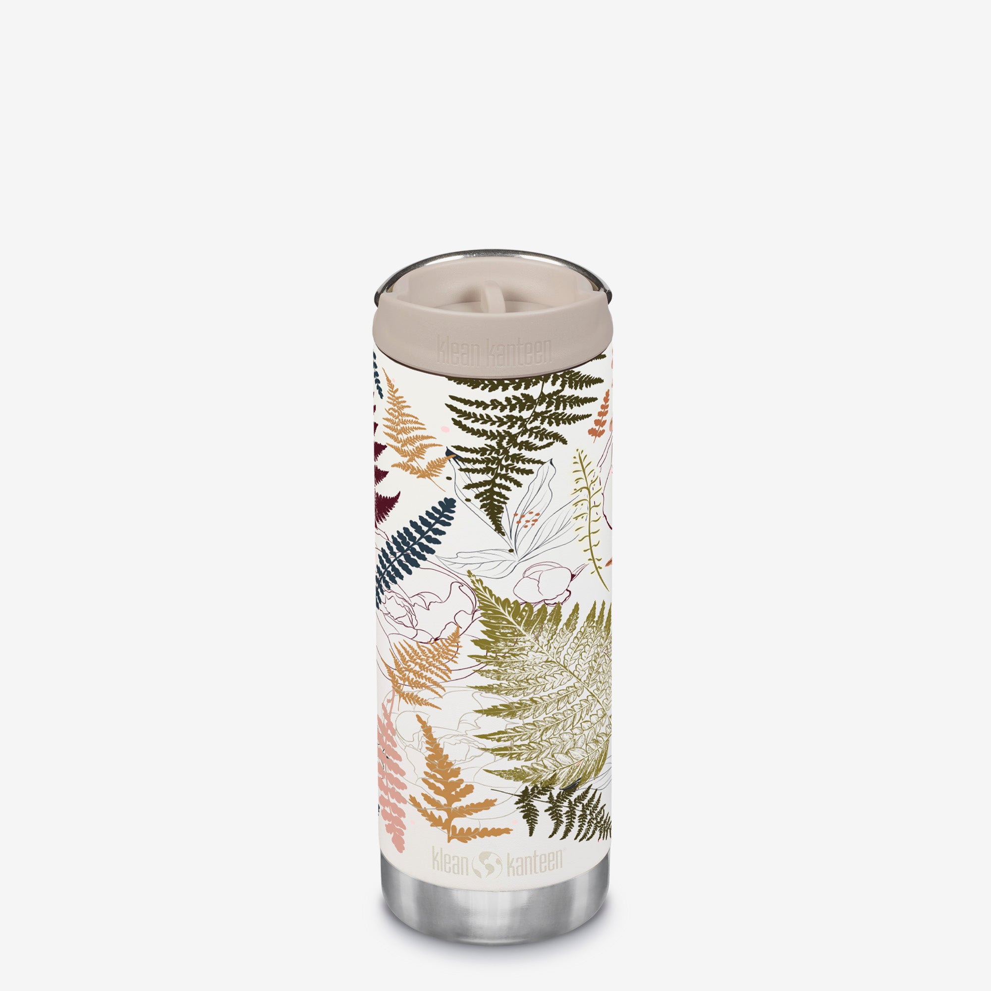 16oz TKWide Insulated Coffee Tumbler with Café Cap - Fall Fern