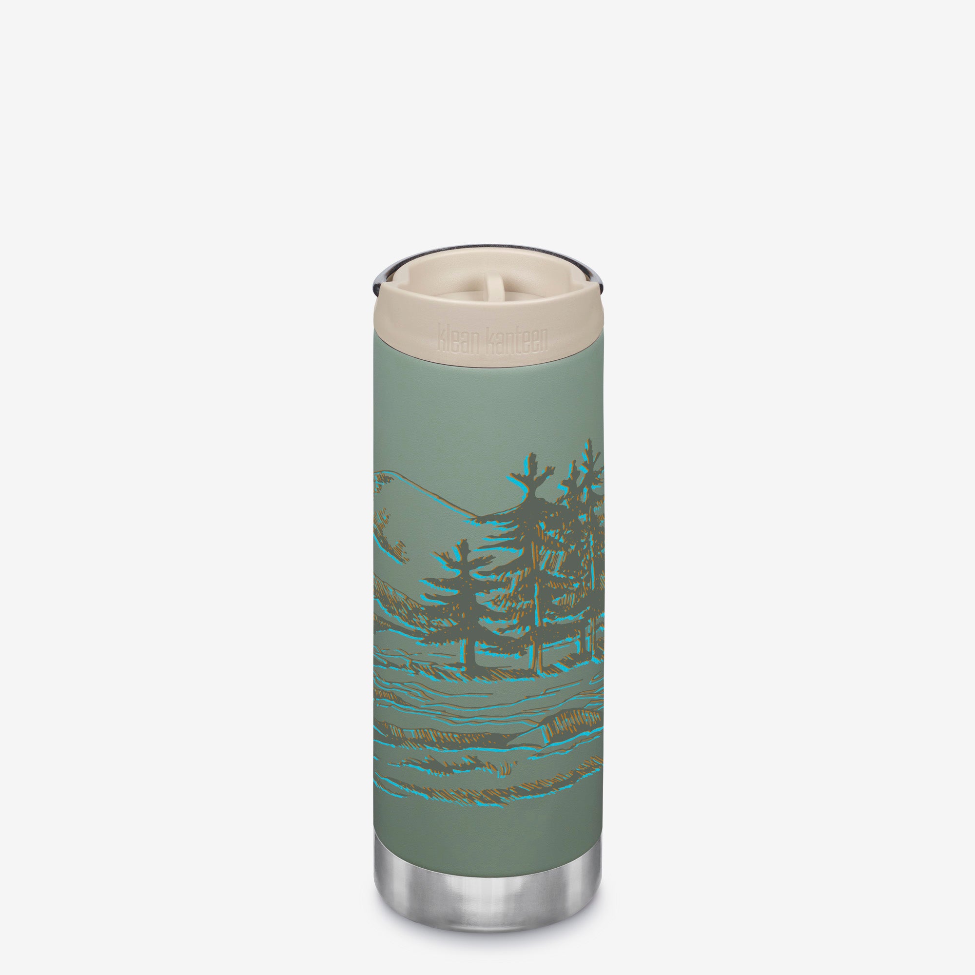16oz TKWide Insulated Coffee Tumbler with Café Cap - Riverbank