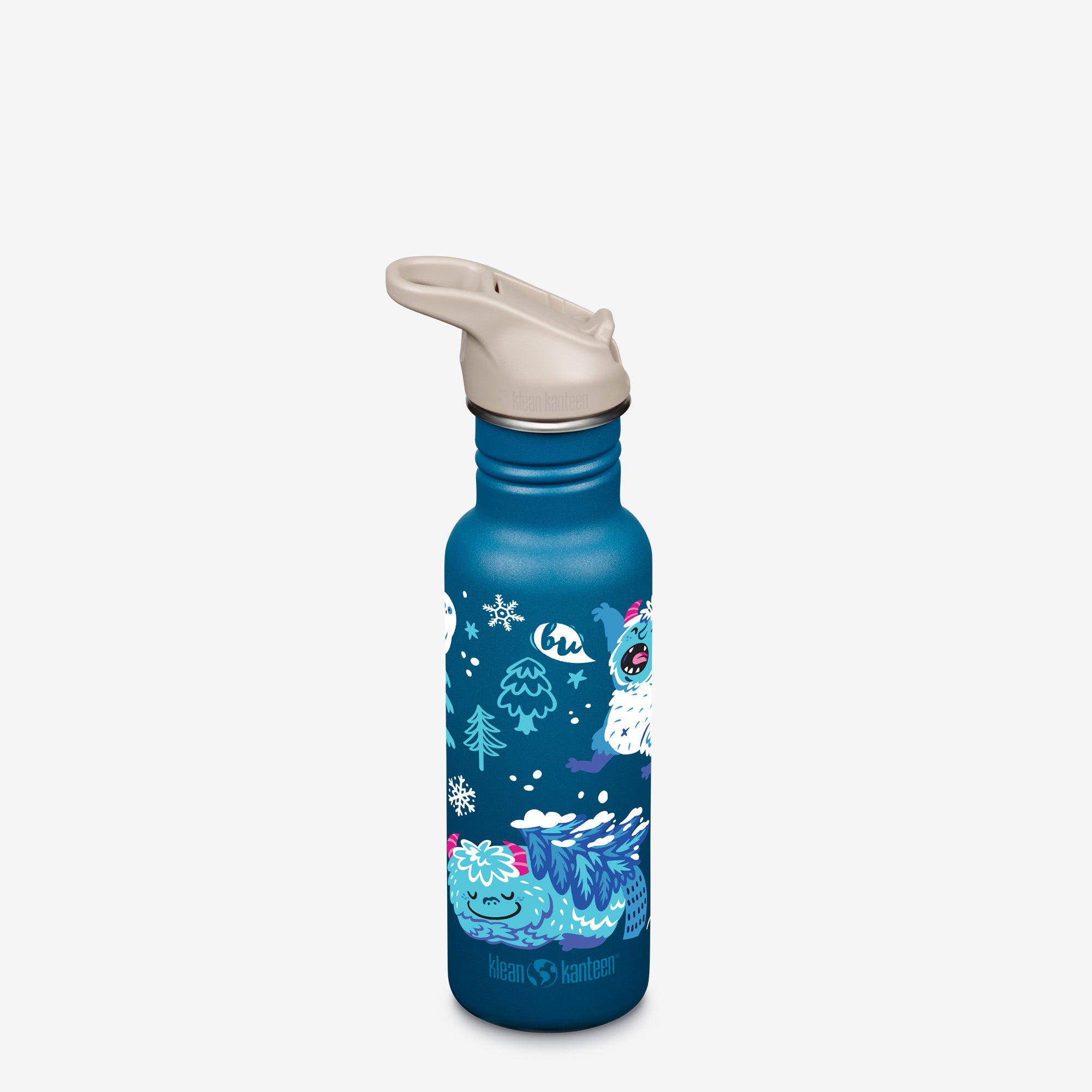 18oz Classic Water Bottle with Flip Seal Sport Cap - Snow Beast