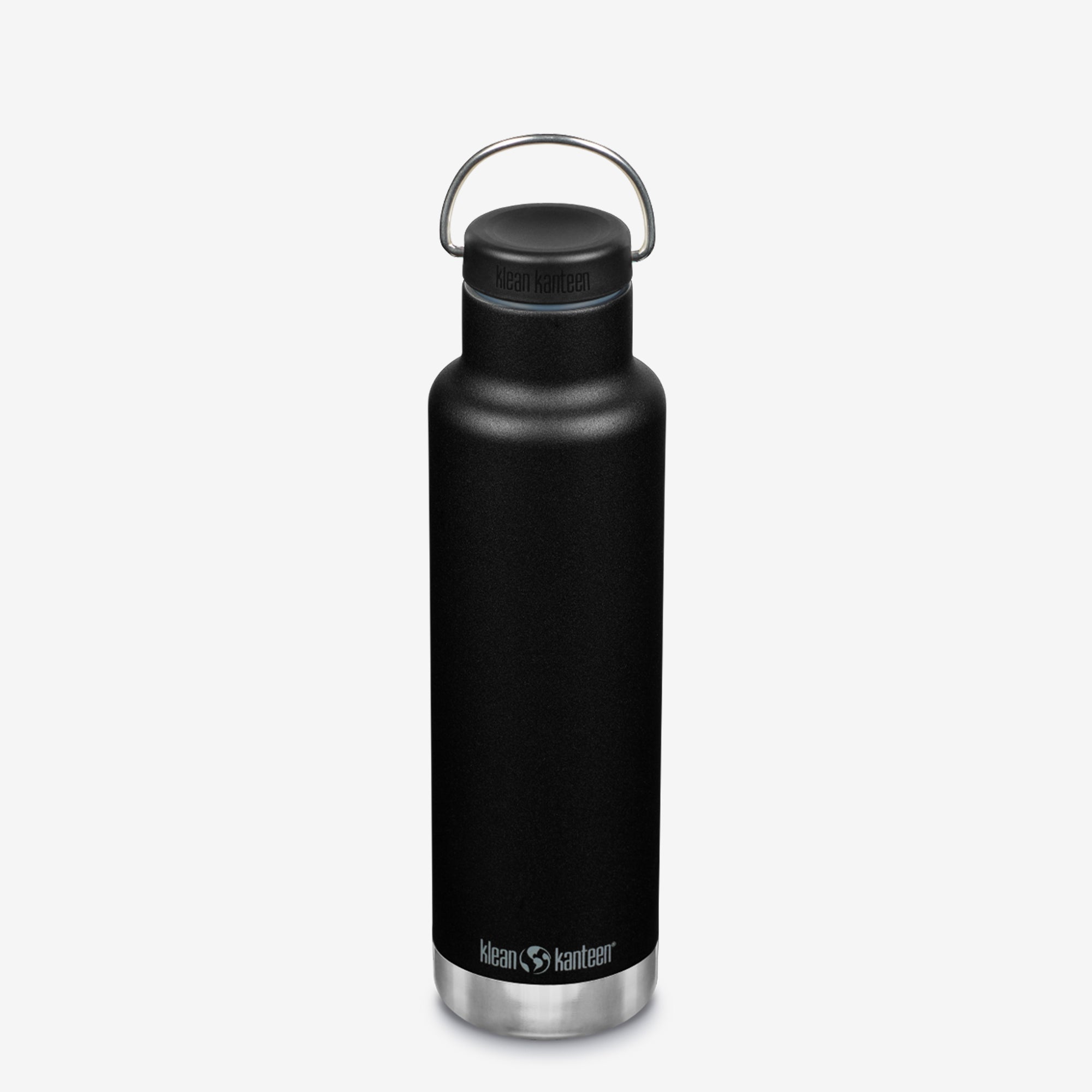 Insulated 20 oz Water Bottle - Black