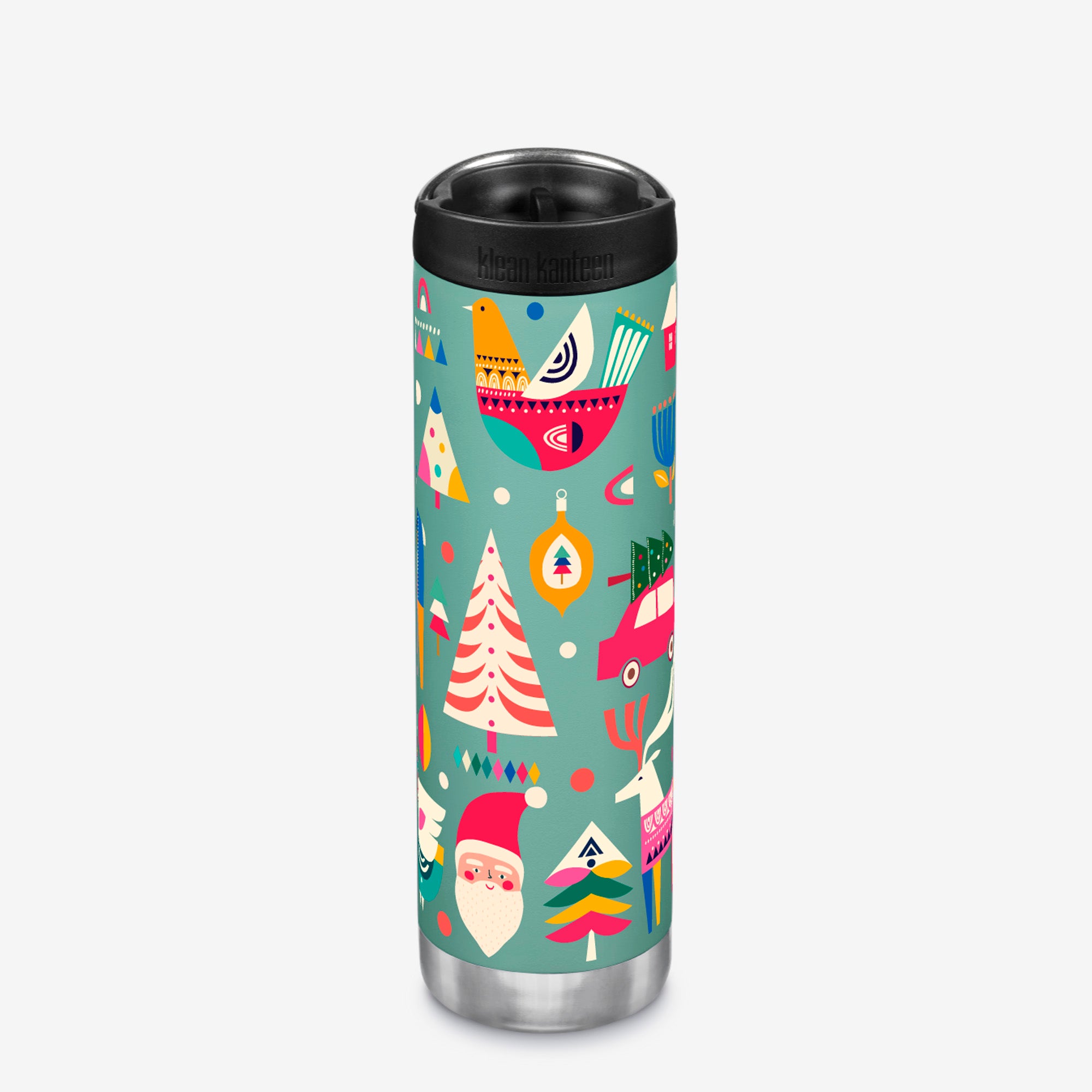 20oz TKWide Insulated Coffee Tumbler with Café Cap - Holiday Scandi