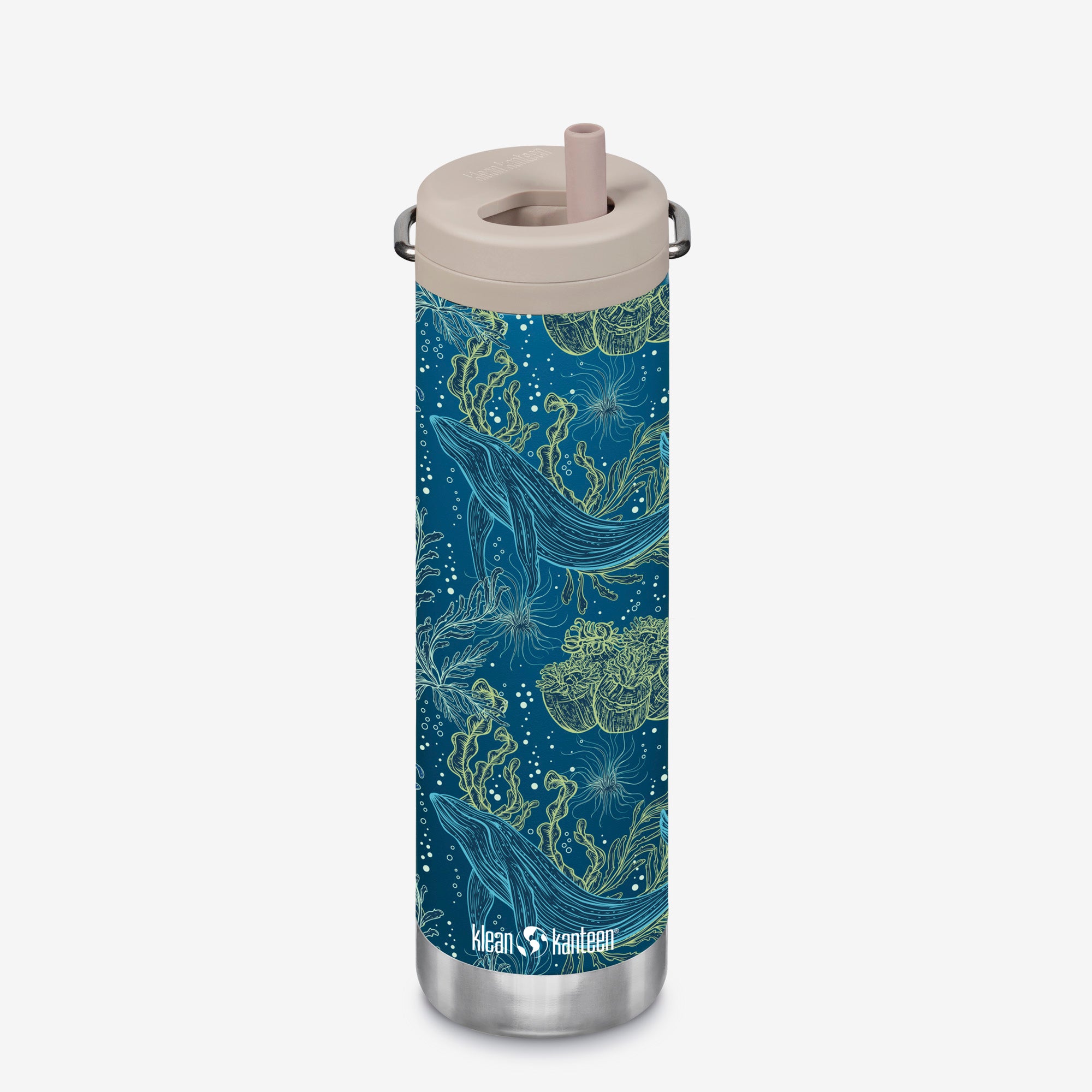 20oz TKWide with Twist Cap - Ocean Day - Blue Whale