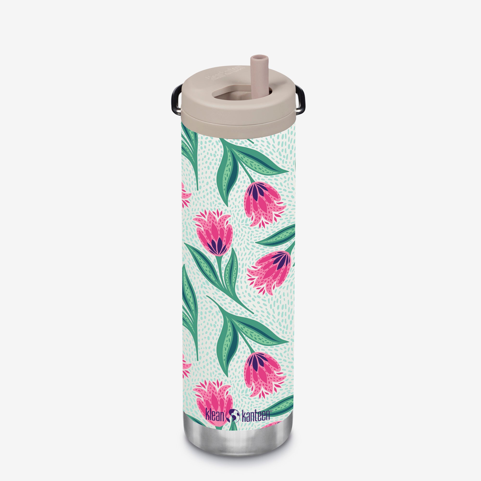 20oz TKWide with Twist Cap - Spring - Spotted Tulips