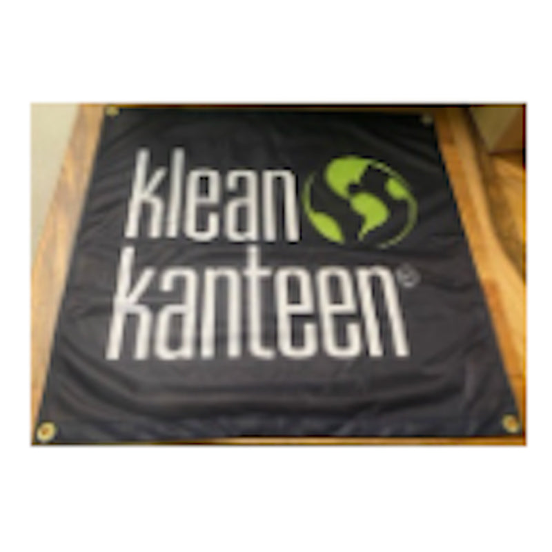 Klean Kanteen Stacked Logo Banner (2' x 2')