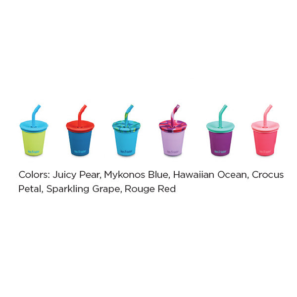 10oz Kid's Cup with Straw Lid - Mixed 6-Pack