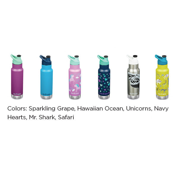 12oz Classic Kid's Insulated Water Bottle with Sport Cap - Mixed 6-Pack