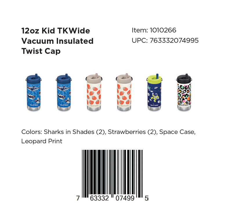 12oz TKWide with Twist Cap - Mixed Pack