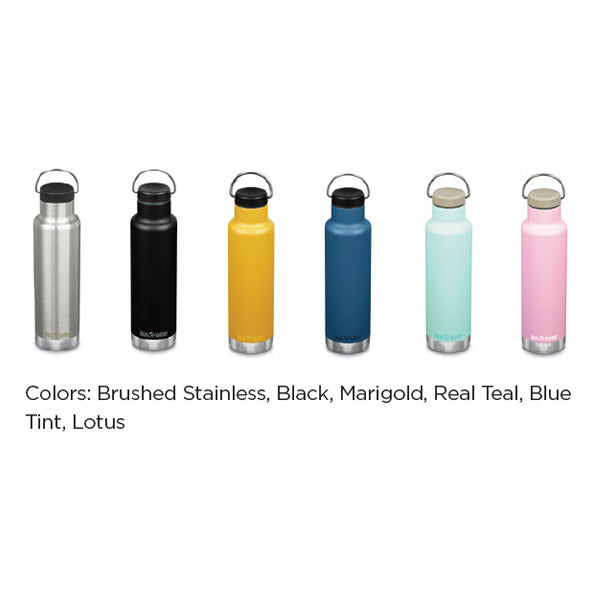 20oz Classic Insulated Water Bottle with Loop Cap - Mixed 6-Pack