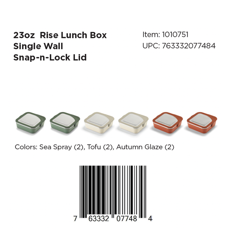 23oz Rise Food Box - Lunch - Mixed 6-Pack