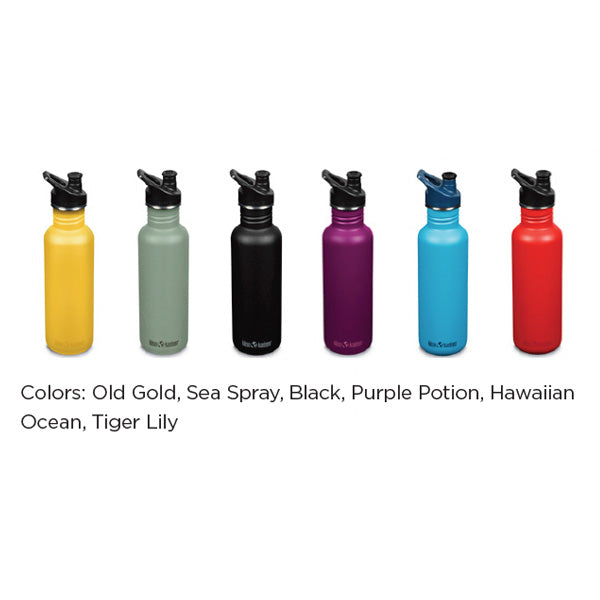 27oz Classic Water Bottle with Sport Cap - Mixed 6-Pack