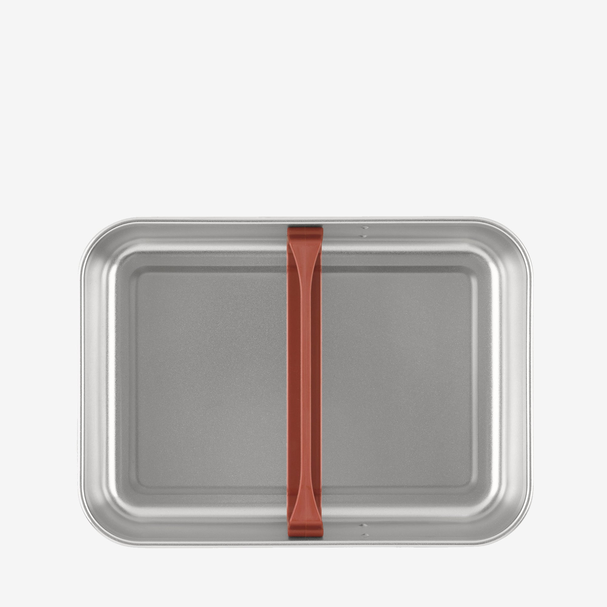 34 oz Steel Lunch Box - Meal - autumn glaze color - top with divider